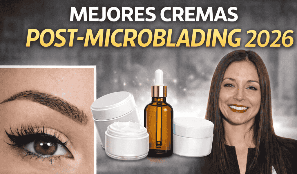mejores cremas para después del microblading